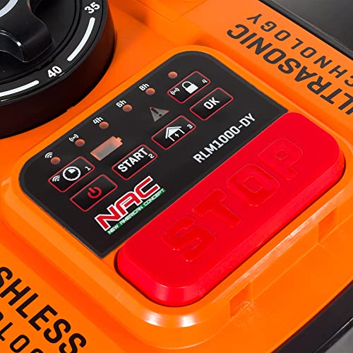 NAC RLM1000-DY robot cortacésped NAC, superficie de trabajo máxima 1000 m2, controlado con un smartphone, Bluetooth, WIFI