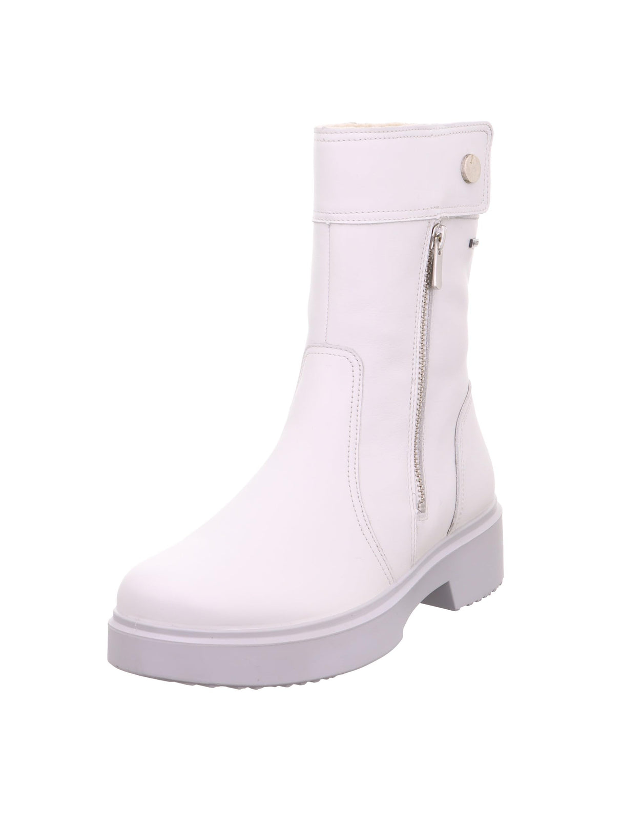 Legero Angel Warm Gore-Tex-Forro Polar, Botas Cortas al Tobillo Mujer, Offwhite 1000, 37 EU