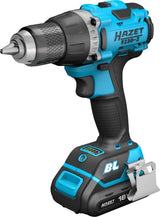 Hazet 9230-2/4 - Taladro inalámbrico (4 piezas, en maletín de plástico, incluye cargador rápido, 2 baterías de iones de litio de 18 V, 2 Ah)