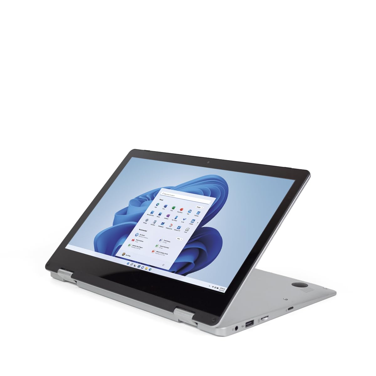 PRIXTON Ordenador Portátil Convertible Flex Pro con Pantalla Táctil de 11.6”, Windows 11 Home, Procesador Intel Celeron N4020, Memoria 4GB RAM / 128GB, Teclado en Español