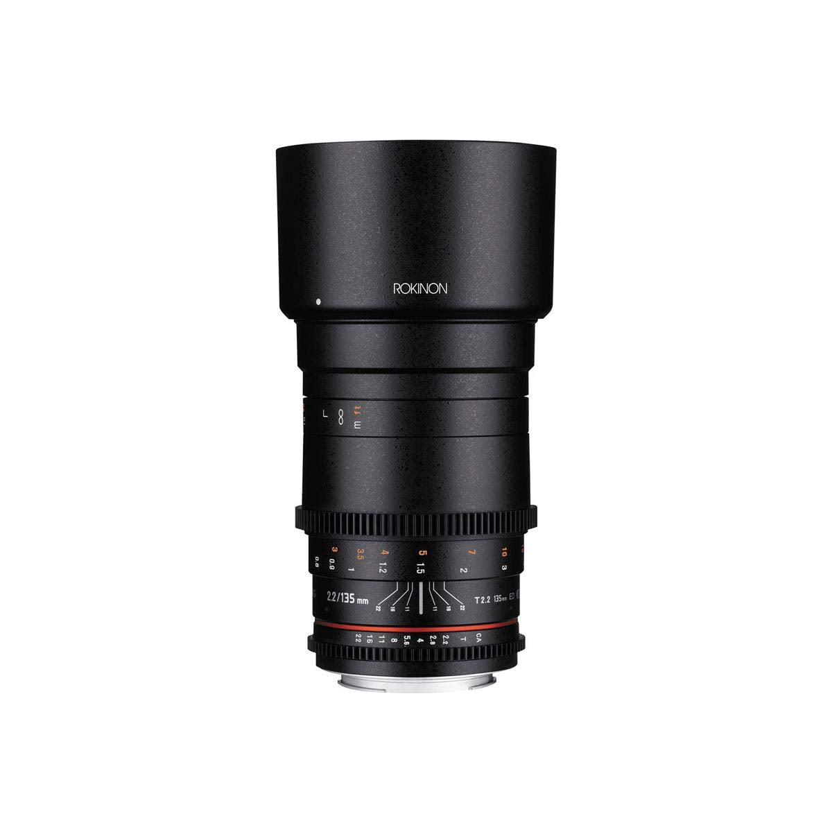 Rokinon Cine DS 135mm T2.2 ED UMC Teleobjetivo Cine Lente para Sony E Mount cámaras de Lente Intercambiables