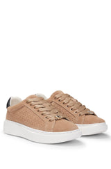 BOSS Amber_Tenn_sdBB, Zapatillas Mujer, Medium Beige, 36 EU