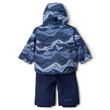 Columbia Buga Set, Conjunto de chaquetas y pantalones de esquí para Junior Unisex, Collegiate Navy Tectonic, Talla XXS