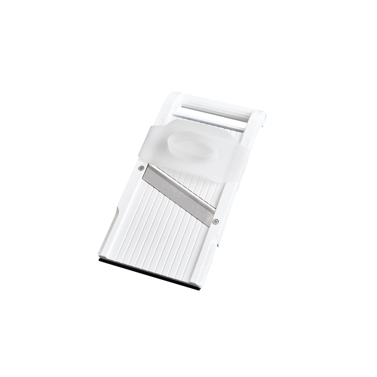 Benriner - Cortador de mandolina japonés de acero inoxidable, sin BPA, 31.4 x 9.2 x 2.4 cm Nueva versión Jumbo blanco
