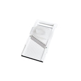 Benriner - Cortador de mandolina japonés de acero inoxidable, sin BPA, 31.4 x 9.2 x 2.4 cm Nueva versión Jumbo blanco