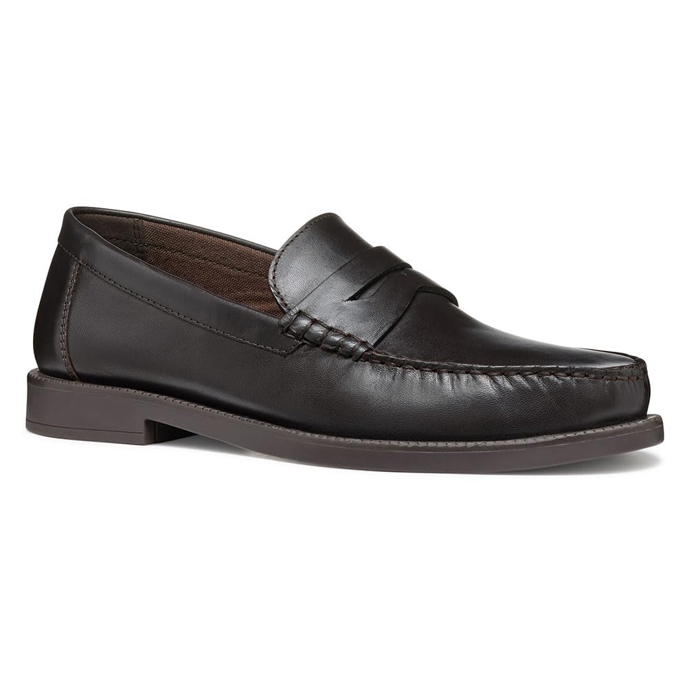 Geox U RECANATI D, Mocasín Hombre, Coffee, 42 EU