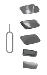Glorious Gaming Model I 2 Wireless Ratón gaming inalámbrico - Híbrido 2,4 GHz y Bluetooth, superligero, 9 botones (2 intercambiables), RGB, gran batería, MMO/MOBA/FPS, reposapulgares lateral - Blanco
