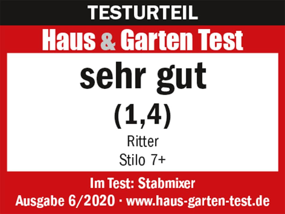ritter stilo 7 Plus - Batidora de mano inalámbrica con batería de metal, fabricada en Alemania, color marrón claro