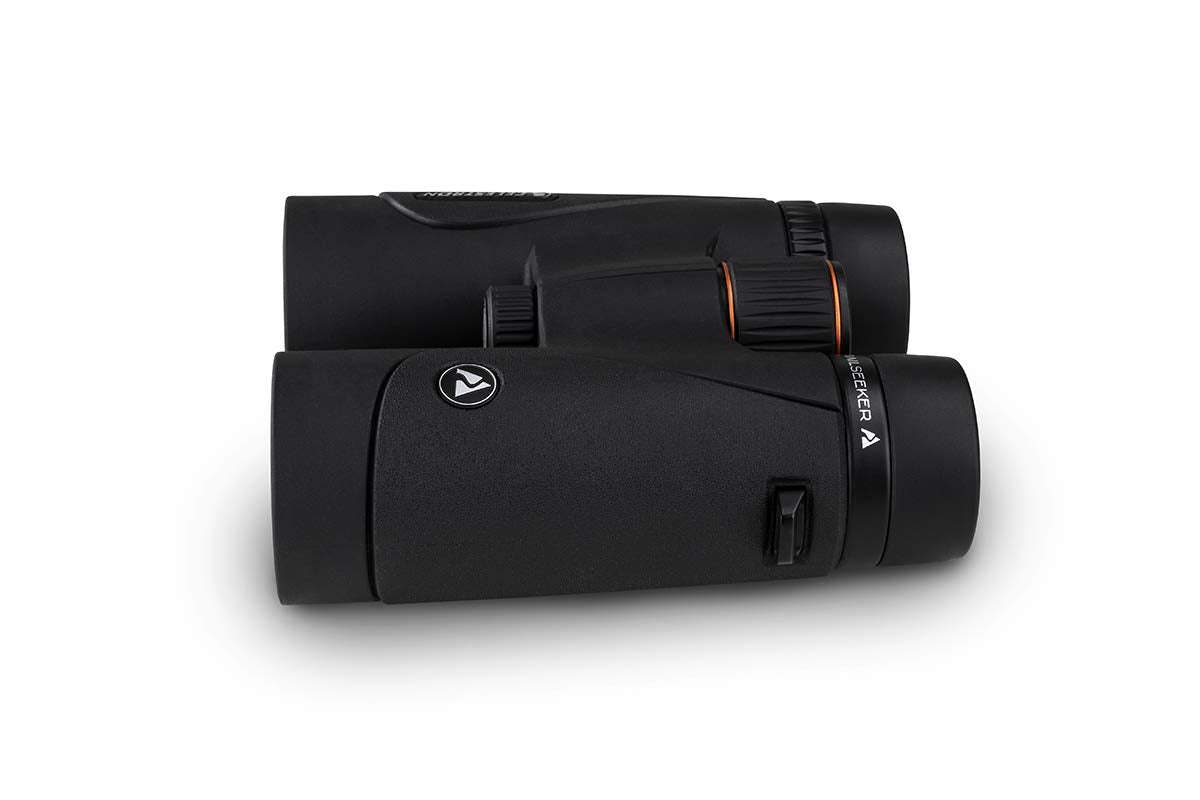 Celestron 71406 TrailSeeker 10x42: prismáticos con prisma BaK-4, negro