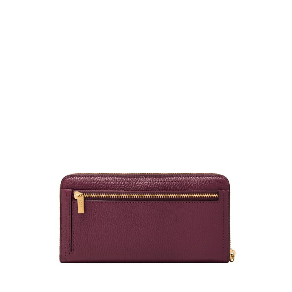 Fossil Logan, Accesorio de Viaje-Billetera Plegable para Mujer, Purple, X-Small