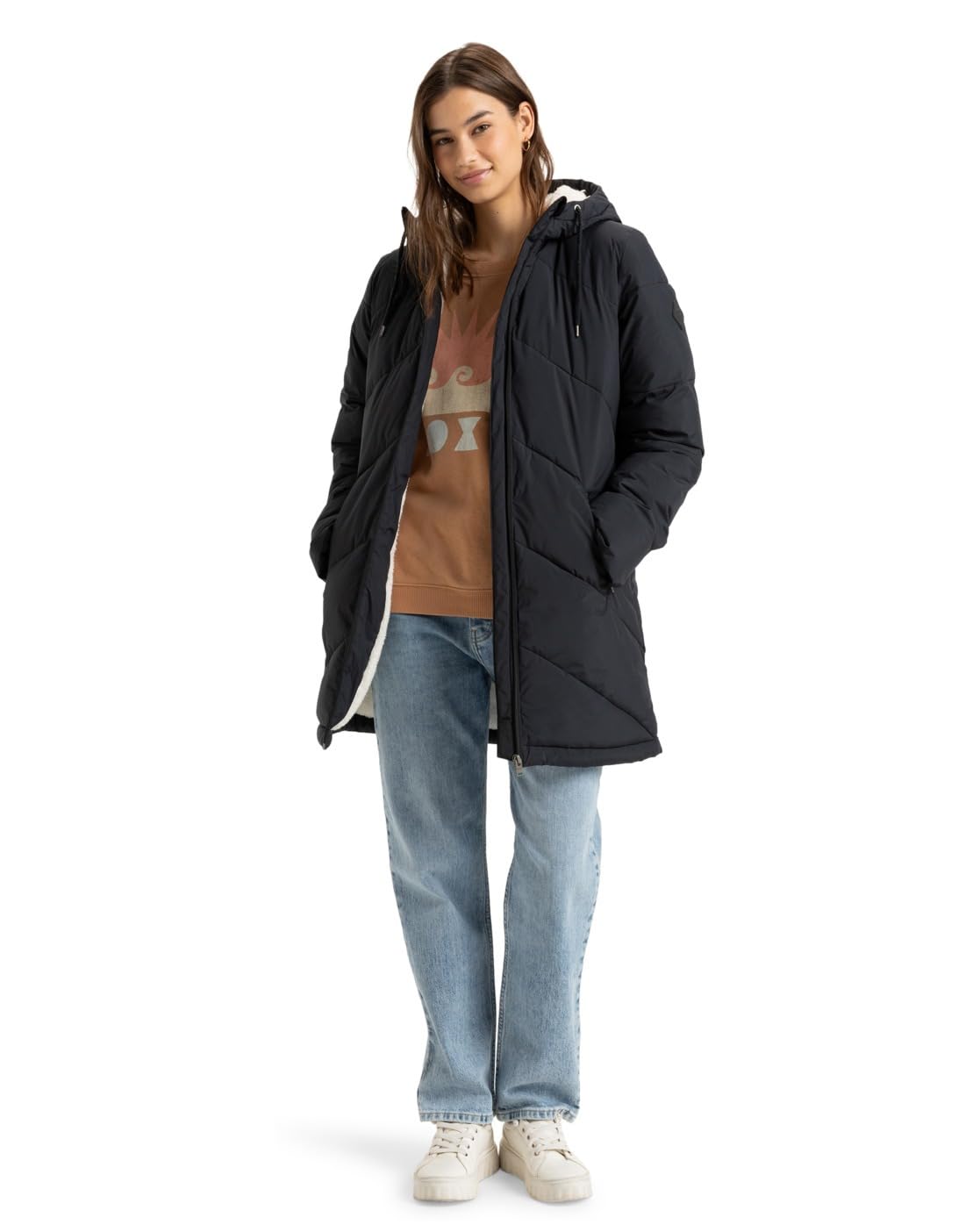 Roxy Better Weather Chaqueta, Anthracite, M para Mujer