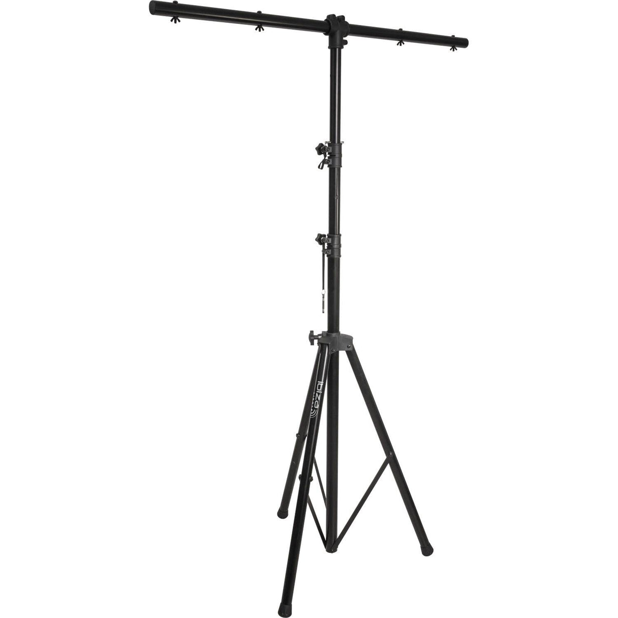 Ibiza - SL002 - Soporte para iluminación de hasta 8 juegos de luces con altura variable de 1,40 a 2,8m - Negro
