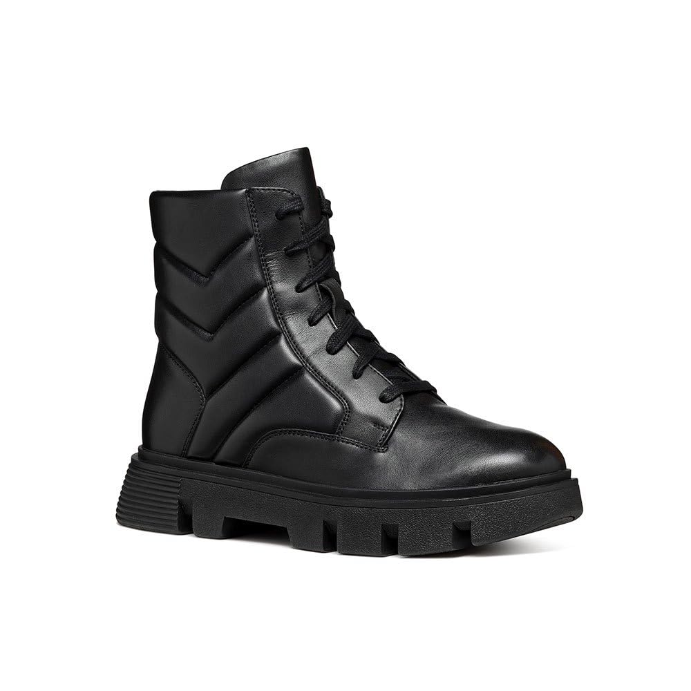 Geox D Vilde A, Bota de Tobillo Mujer, Negro, 40 EU