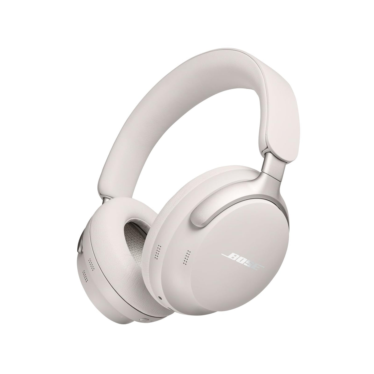 Bose QuietComfort Ultra Headphones, Auriculares inalámbricos con cancelación de ruido con audio espacial, Auriculares de diadema con micrófono, Batería de larga duración hasta 24 horas, Blanco Ahumado