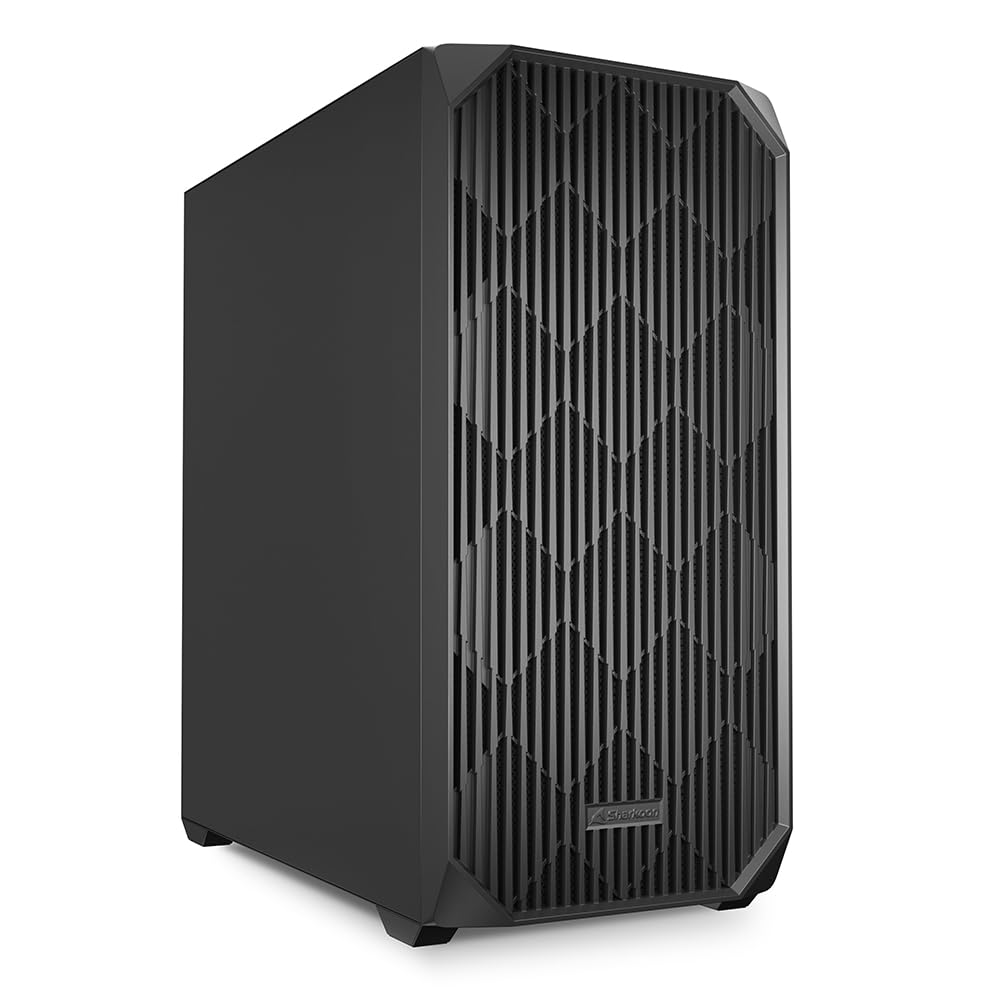 Sharkoon AK3 Black ATX - Carcasa para PC