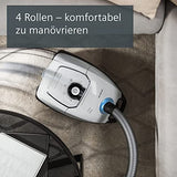 Siemens Aspirador con bolsa Z 7.0 VSZ7442S ideal para alérgicos, filtro higiénico Plus, extremadamente silencioso, boquilla de suelo para parqué, alfombra, baldosas, cable largo, boquilla XXL,