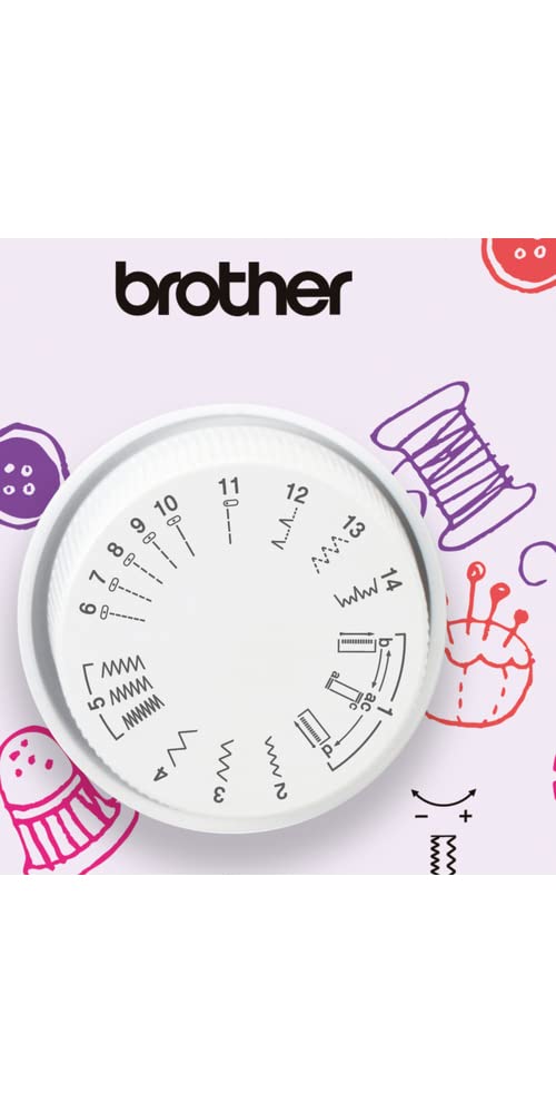 Brother Máquina de Coser, Blanco, Rosa, 40 x 15 x 31 cm