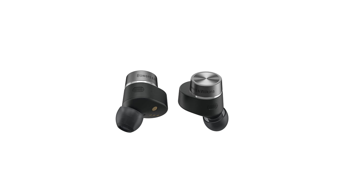 Bowers & Wilkins Pi7 S2 Auriculares inalámbricos True Wireless con Bluetooth, AptX, cancelación de Ruido Activa (ANC) y micrófonos Integrados, Negro Satinado