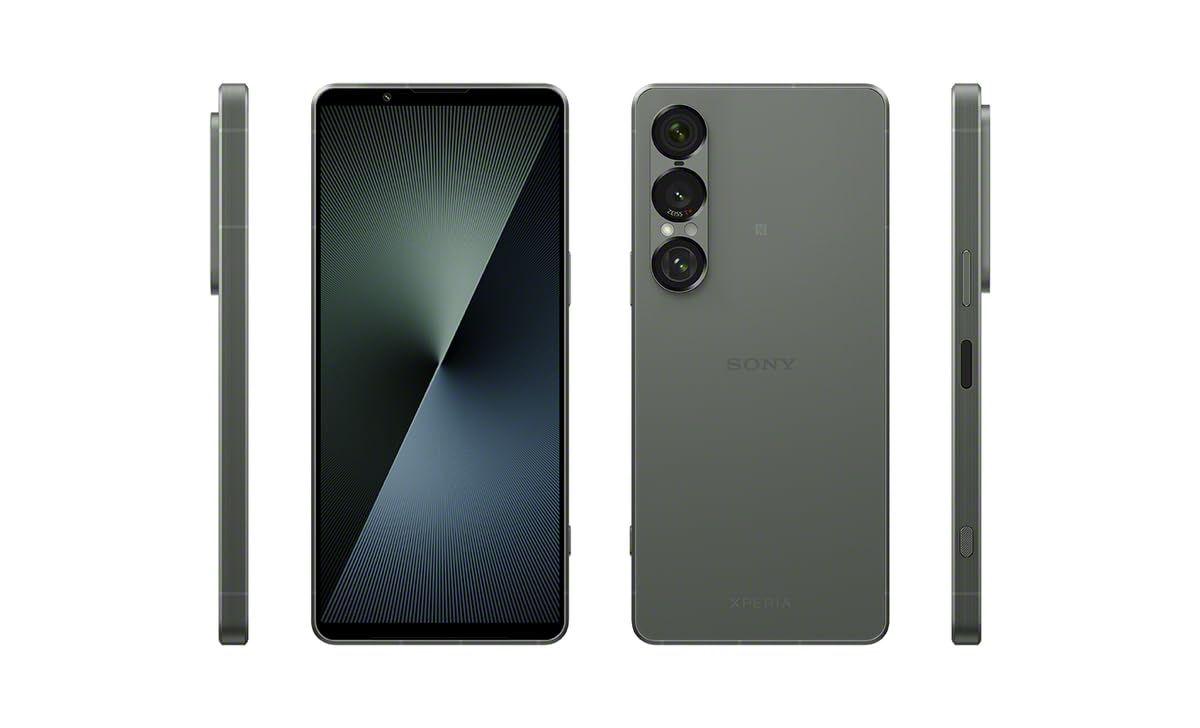 Sony Xperia 1 VII 6.5" 19.5:9 FHD+ HDR OLED, 120Hz, Lente Triple, 3.5 mm Audio Jack, Android 14, SIM Libre, 12GB RAM, 256GB Almacenamiento, Protección IP65/68, Dual SIM Hybrid, Verde Musgo