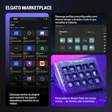 Elgato Stream Deck MK.2 – Controlador de estudio, 15 teclas macro, activa acciones en apps y software como OBS, Twitch, YouTube y otros, funciona en Mac y PC, Color Negro