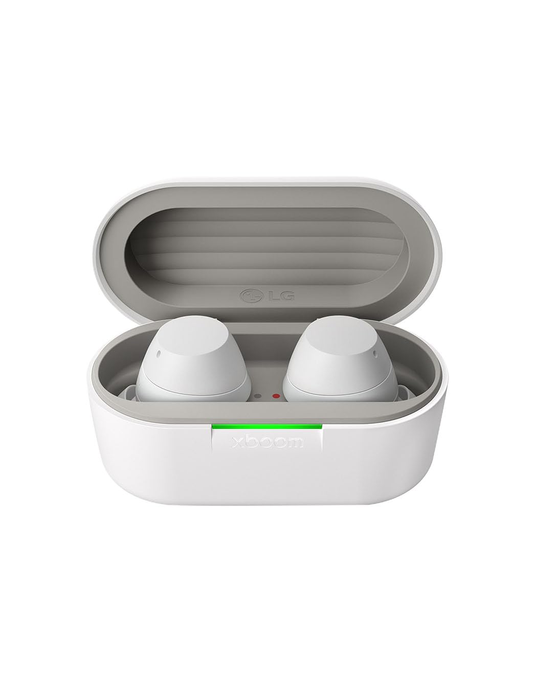 LG xboom Buds, Auriculares inalámbricos Bluetooth y Deportivos con cancelación Activa de Ruido, Blanco