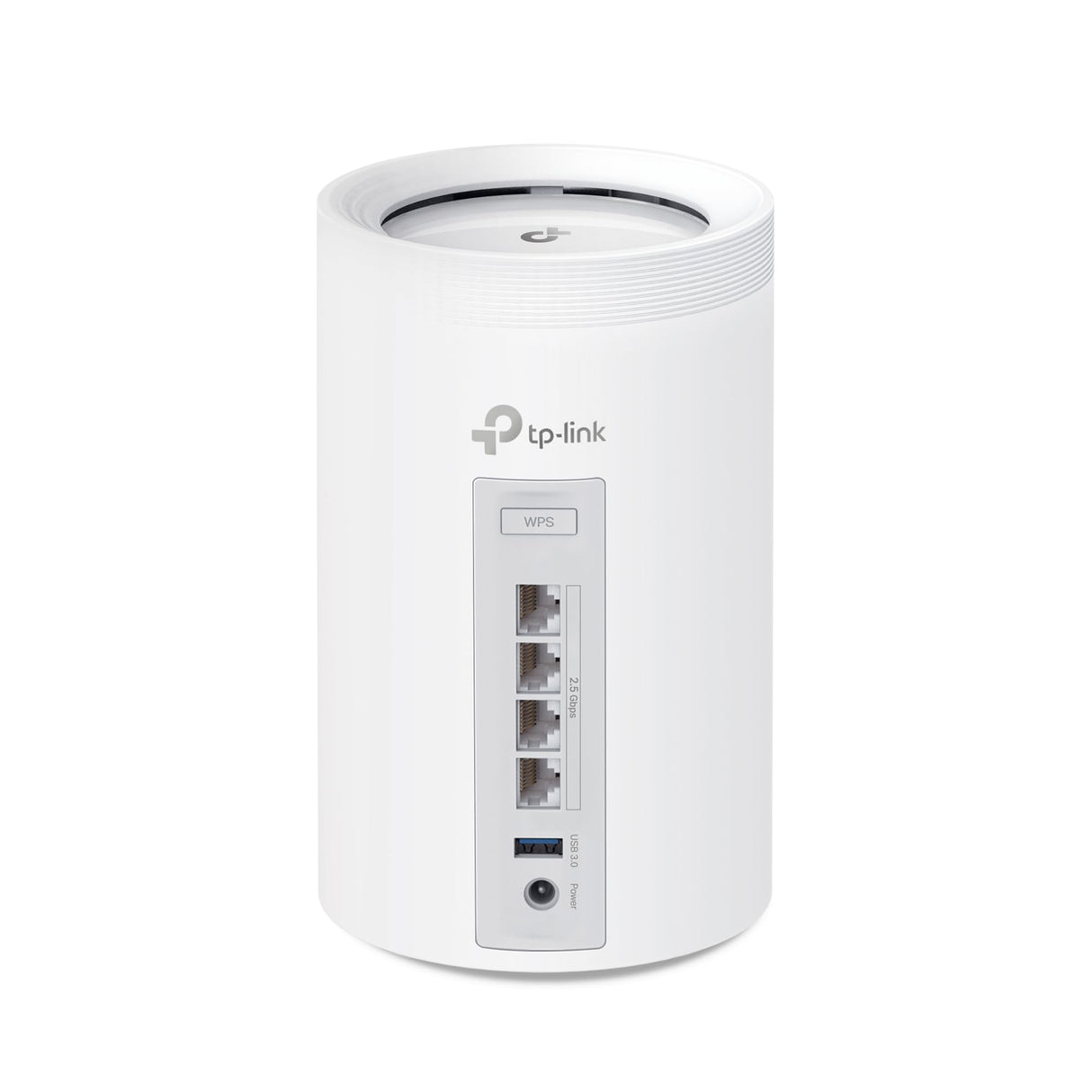 TP-Link Deco BE65(2-Pack) Wi-Fi 7 Mesh WLAN Set (Paquete de 3), Tribanda 5760 Mbit/s (6 GHz) + 2880 Mbit/s (5 GHz) + 574 Mbit/s (2,4 GHz), 6 transmisiones, 4 Puertos 2,5G, 1 USB 3.0
