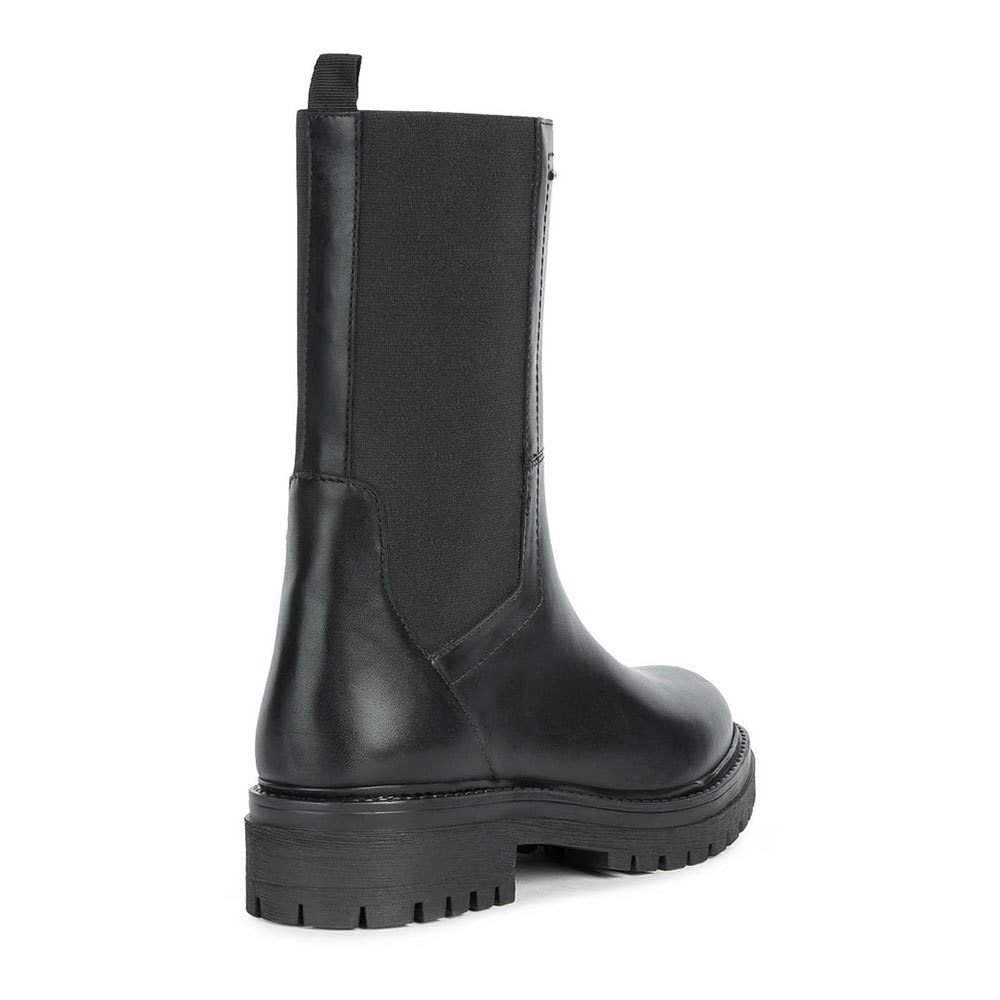 Geox D Iridea B Abx B, Botines para Mujer, Negro (Black), 39 EU