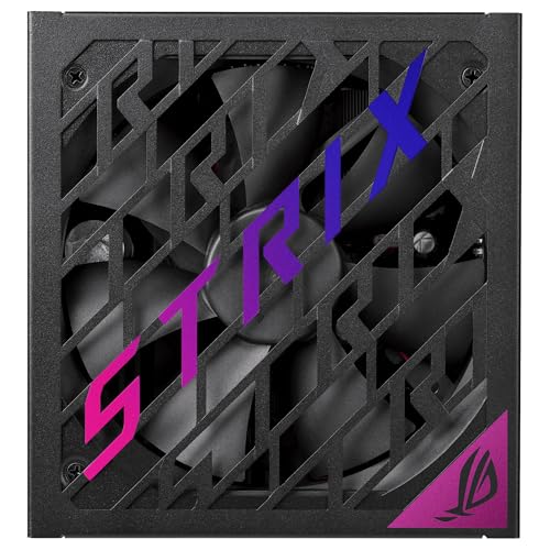 ASUS ROG Strix 850W Platinum - Fuente de alimentación Totalmente Modular, 80 Plus Platinum, ATX 3.1, GAN MOSFET, GPU-First Intelligent Voltage Stabilizer, 10 años de Cobertura