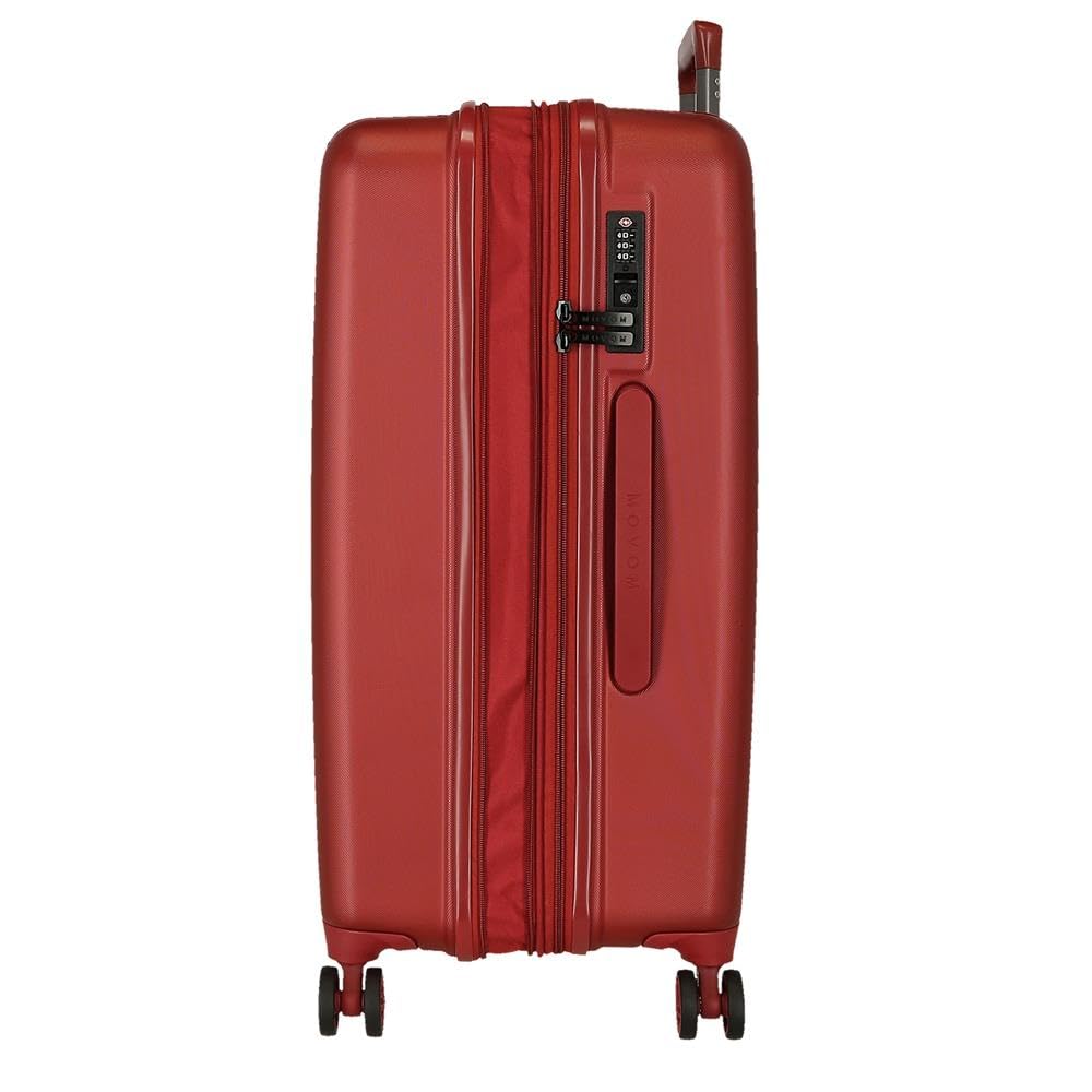 Joumma Marvel Ironman Juego de Maletas Rojo 55/65 cms rígida 6,8 kgs Cierre TSA Integrado ABS 6,8 kgs 109L Extensible Equipaje de Mano