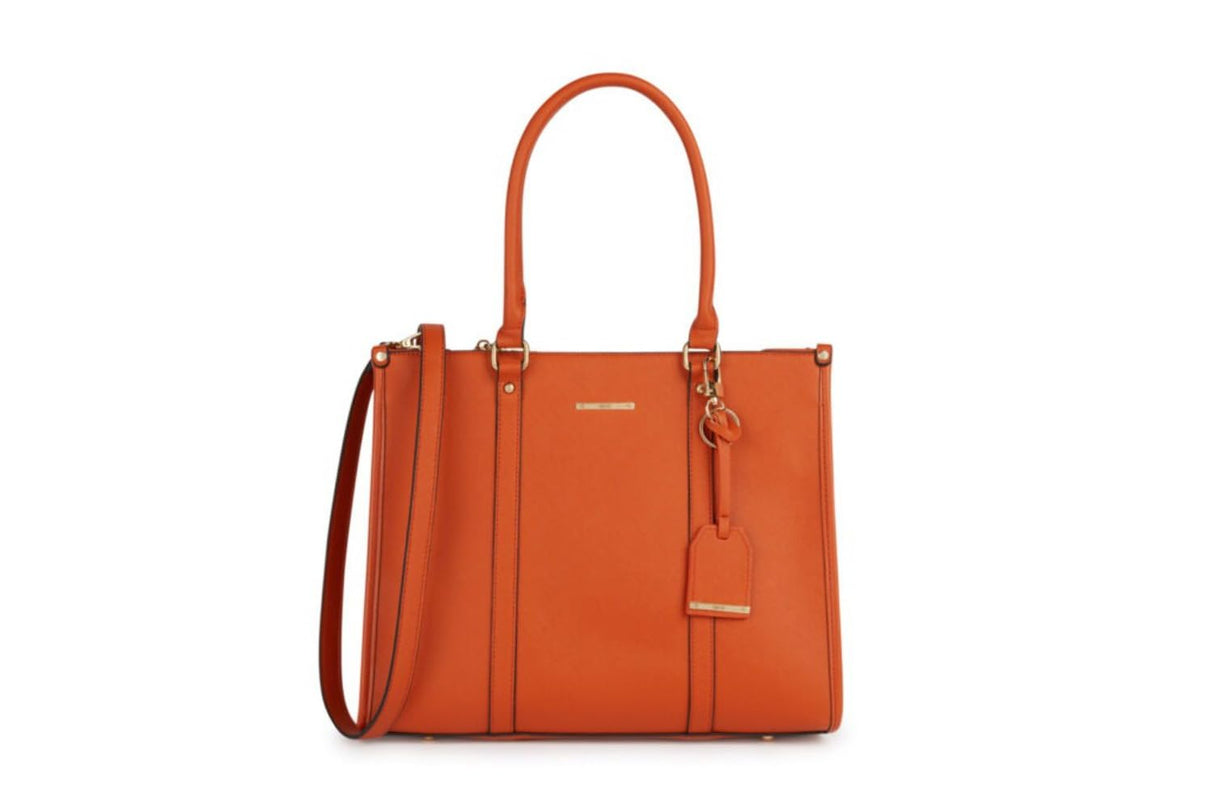 Geox D Clarissy A, Bolsa Mujeres, Naranja