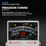 Afinador cromático compacto para pedalera BOSS TU-3S | Excelentes prestaciones en formato diminuto | Afinación de precisión para guitarra y bajo | Indicador LED de 21 segmentos