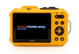 KODAK Pixpro WPZ2 - Cámara de Fotos Digital compacta (16 Mpx, Resistente al Agua y a los Golpes), Color Amarillo y Amarillo