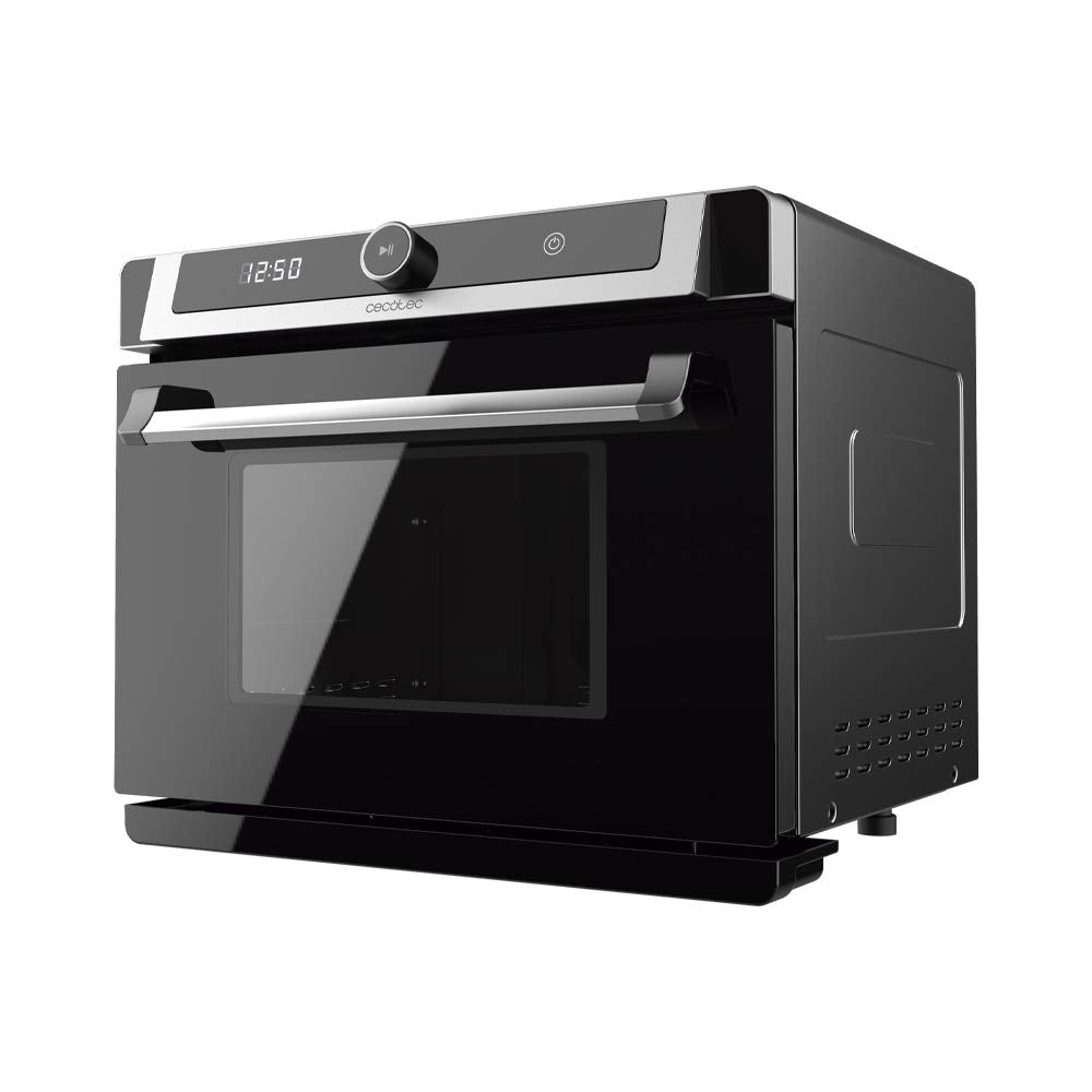Cecotec Horno de Vapor Multifunción de 40L Bake&Steam 4000 Combi Gyro. 2400W, Horno 3 en 1: Función Vapor, Convección y Freidora de Aceite, 7 Funciones, Autolimpieza, Incluye Rustidor