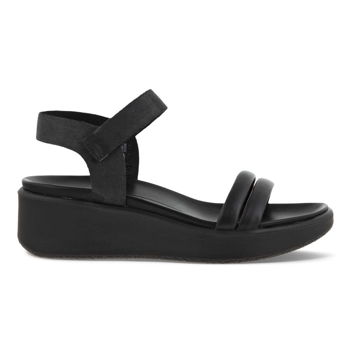 ECCO Flowtedge LX, Sandalias con tacón Mujer, Color Negro, 38 EU