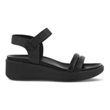 ECCO Flowtedge LX, Sandalias con tacón Mujer, Color Negro, 38 EU