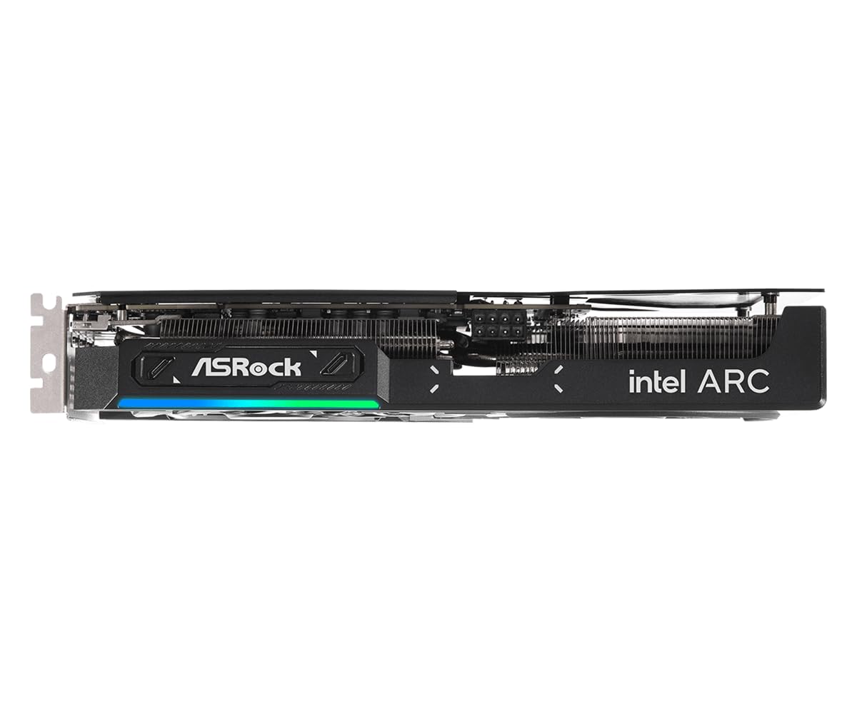 ASRock Tarjeta gráfica Intel ARC B570 Challenger 10 GB OC 2600 MHz 19 Gbps GDDR6 160Bits 7680 x 4320 600 W Dual Fan 0dB Silent Cooling Tarjeta gráfica