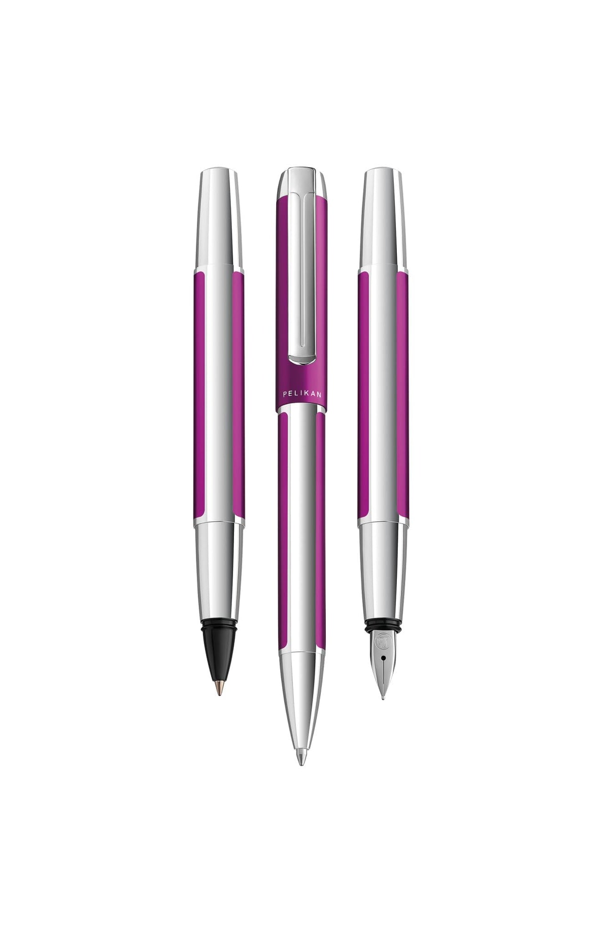 Pelikan Pura R40 823814 - Bolígrafo roller (estuche de regalo), color morado