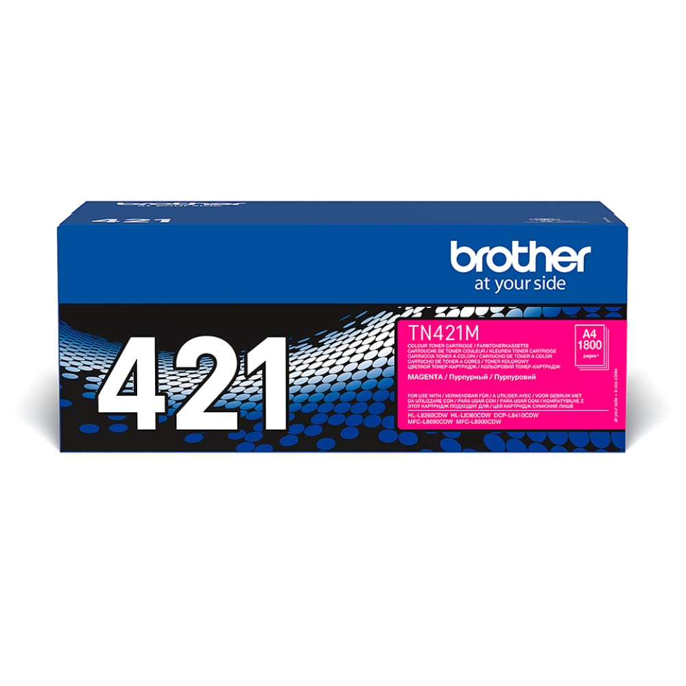 Brother TN421M - Cartucho de tóner, color magenta