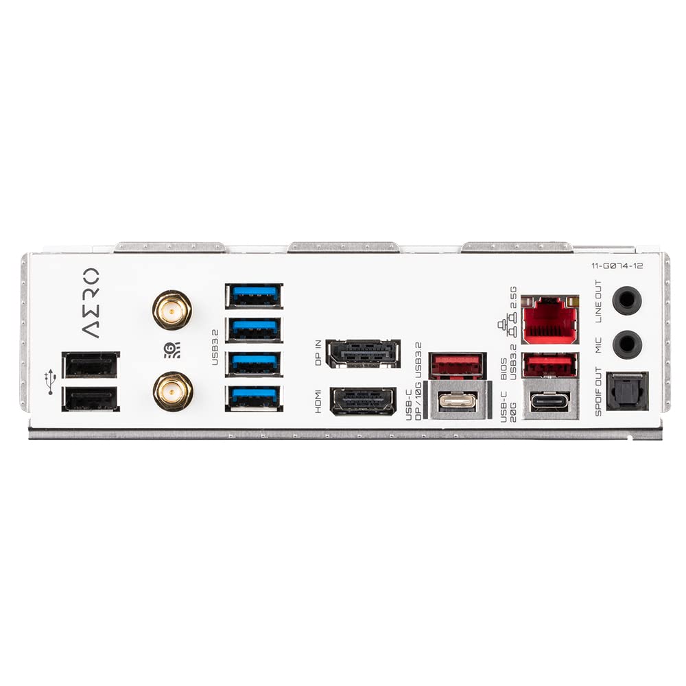 GIGABYTE Z790 Aero G Placa Base - Soporta CPUs Intel Core de 14ª generación, hasta 7600MHz DDR5 (OC), 1xPCIe 5.0+4xPCIe 4.0 M.2, Wi-Fi 6E, LAN de 2.5GbE, USB 3.2 Gen 2x2