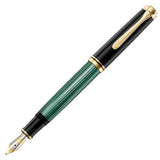 Pelikan M600 Pluma estilográfica Souverän 600 plumín F en oro bicolor, en caja de regalo