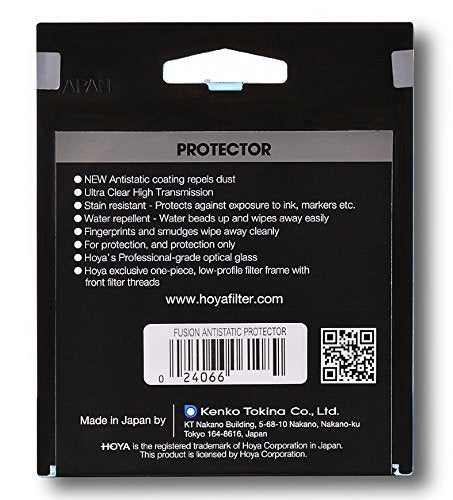 Hoya YSPROT095 - Filtro antiestático Protector, 95 mm