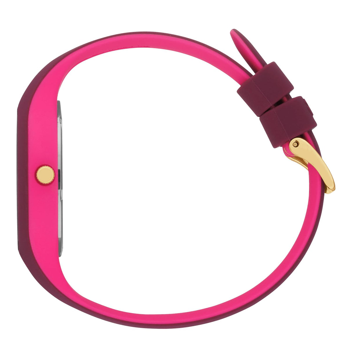 ICE-WATCH - ICE duo chic Burgundy pink - Reloj rojo para Mujer con Correa de silicona - 023276 (Small)
