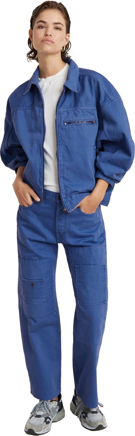G-STAR Para Mujer Cazadora De Aviador Coach, Azul (faded blue papillon gd patched D24569-D300-G366), S