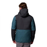 Columbia Chaqueta Point Park Interchange para hombre, abrigo de invierno 3 en 1 Interchange, Everblue, Shark, XL