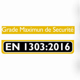 Lince - Cilindro de cerradura de alta seguridad con botón C7 L30+B30 | Desbloqueable con 5 llaves | Color níquel | Resistente a todas las técnicas de robo conocidas