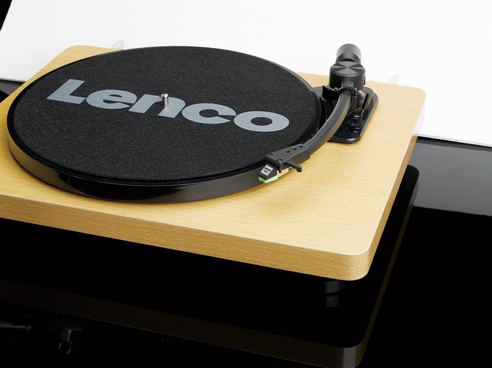 Lenco L-30WD USB - Giradiscos de correa - 33 y 45 RPM - USB - Salida RCA - Digitaliza discos - Preamplificador - Madera, único
