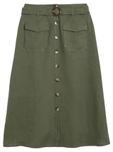 Caroll Kk031-agnes Falda, Verde, 40 para Mujer