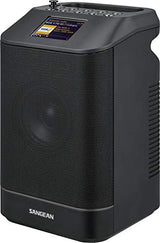 Sangean WFS58 Dab+ Radio | FM | WiFi y Altavoz Bluetooth | Radio de Internet portátil con NFC | WiFi | Negro