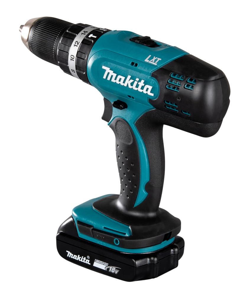 Makita DHP453RFE Taladro Percusión Batería 18V LXT 13mm 42 Nm 2x3.0Ah MAKPAC