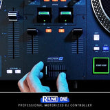 RANE ONE - Controlador DJ Profesional con Platos Motorizados de 7.2” para Serato, Mesa de Mezclas con Serato DJ Pro incluido, Efectos y 8 Pads